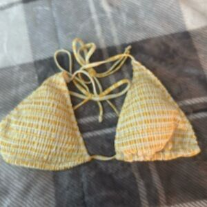 yellow bikini top!